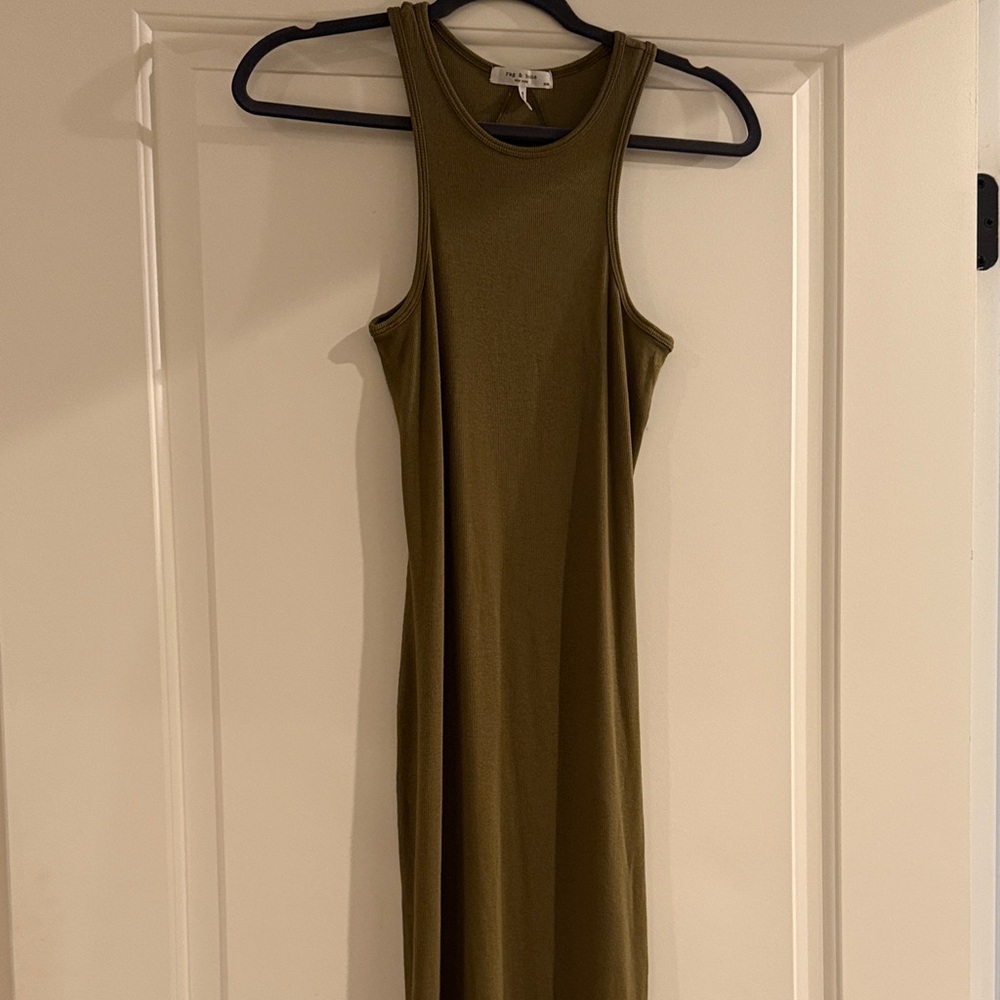 Rag & Bone Khaki Midi Dress